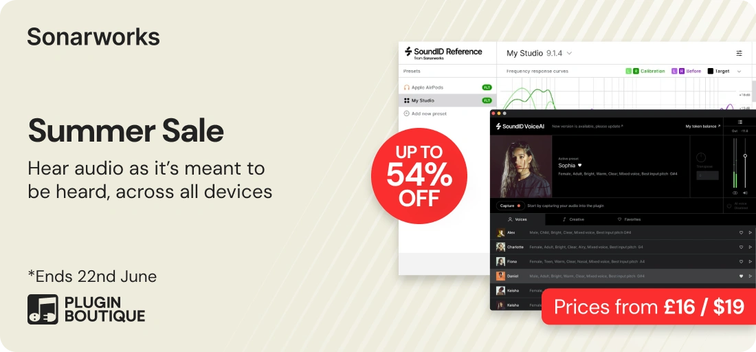 Sonarworks Summer Sale