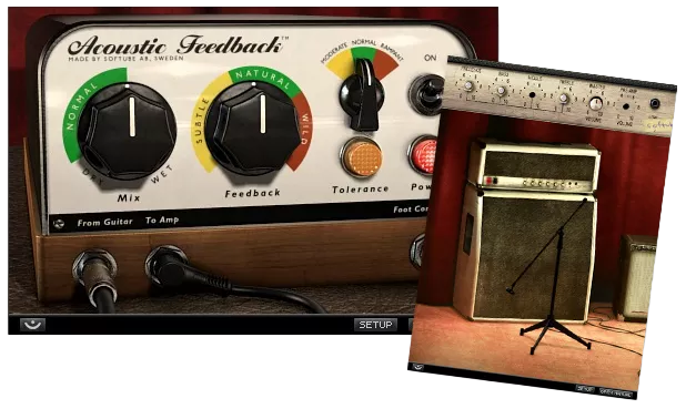 Acoustic Feedback and White Amp Main User Interfaces
