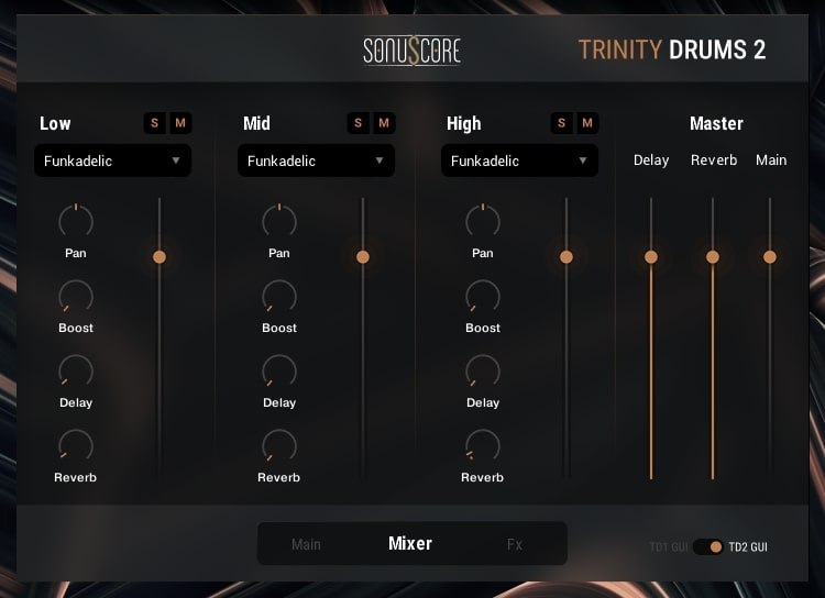 Sonuscore Trinity Drums 2 - Mixer
