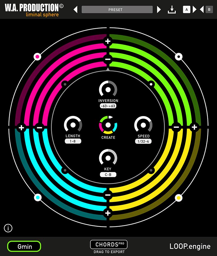 W.A Production CHORDS PRO Upgrade from CHORDS - Main GUI