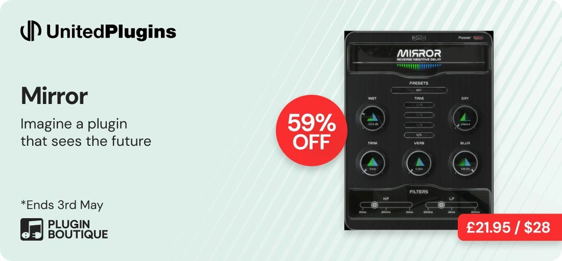 United Plugins Mirror Plugin of the Week Sale