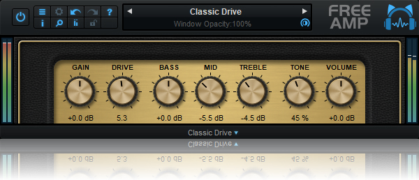 Blue Cat's Free Amp - Drive