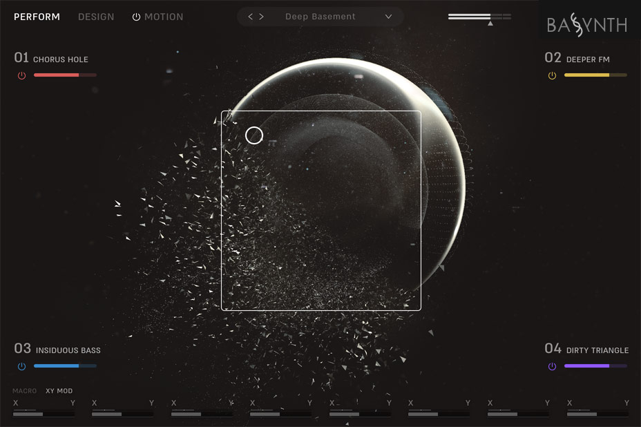 Bassynth - User Interface - Perform