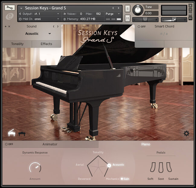 e-instruments Session Keys Grand S - User Interface (Concert)