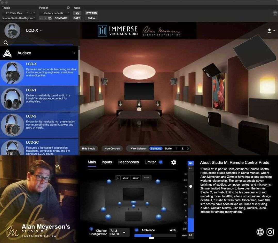Embody Immerse Virtual Studio | Alan Meyerson - Back