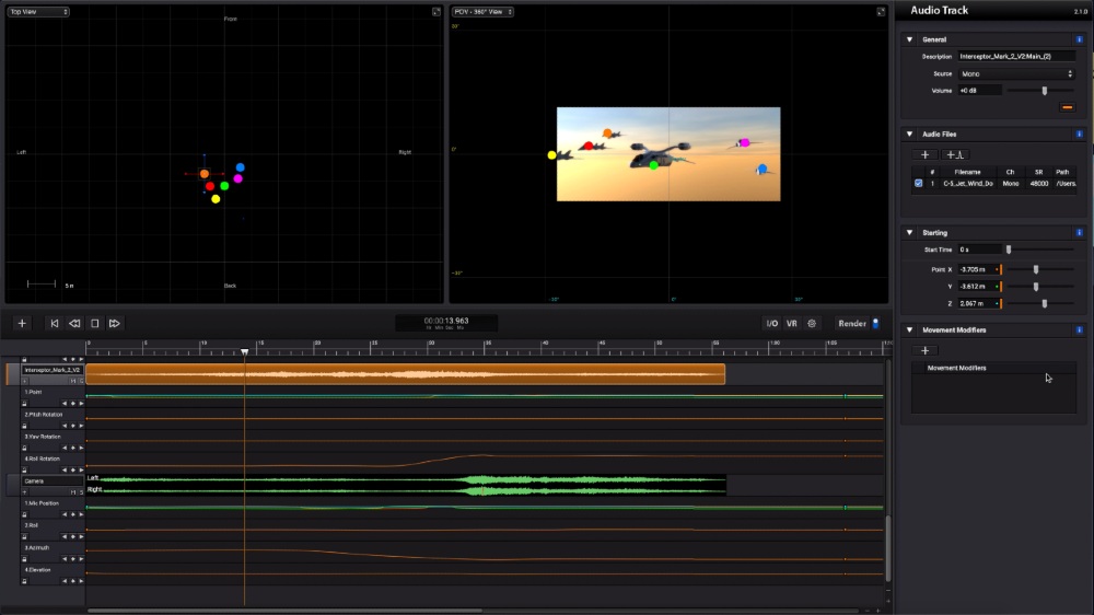 Sound Particles - User Interface (CGI 1)