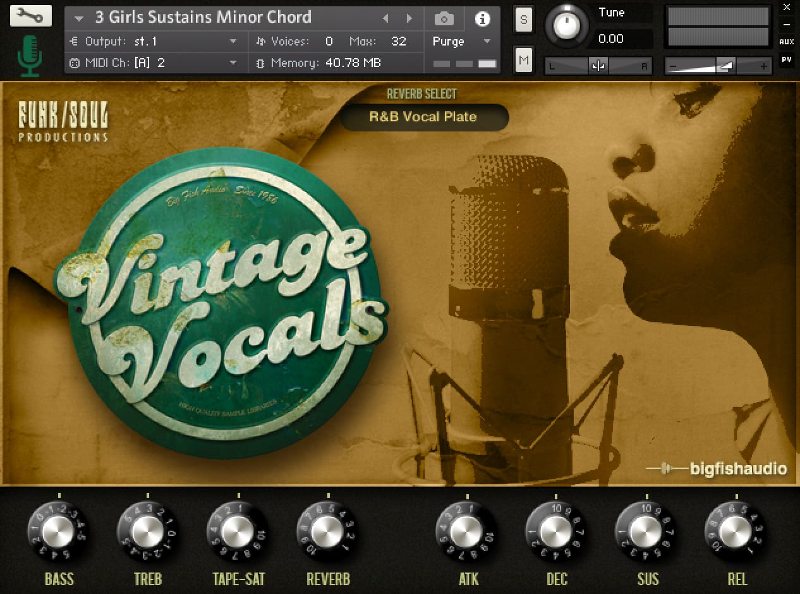 Vintage Vocals - User Interface