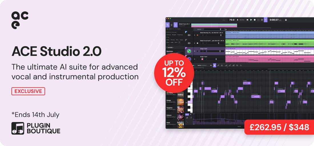 Ace Studio 2.0 Summer Sale (Exclusive)