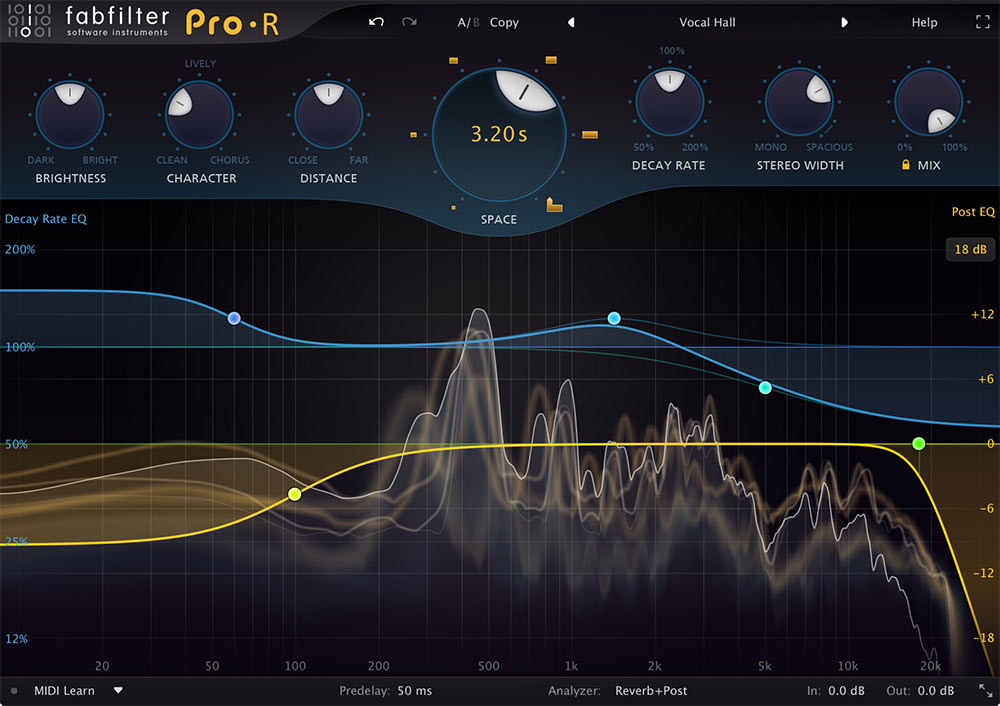 FabFilter Pro-R - User Interface