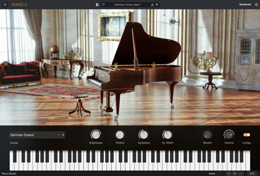 Arturia Piano V3 - German Grand UI