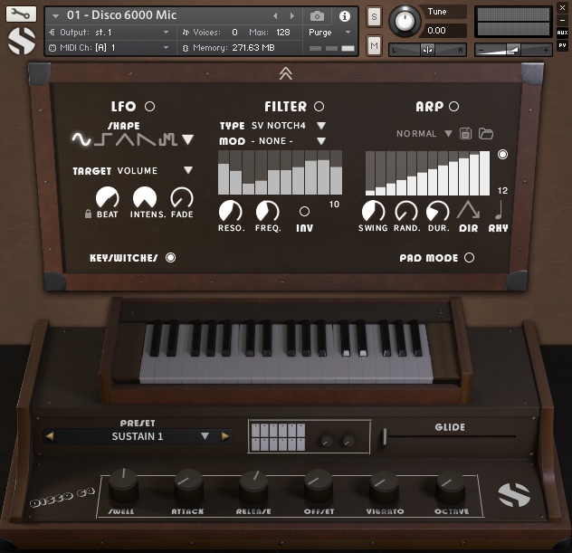 Soundiron Disco 6000 - User Interface (Advanced)