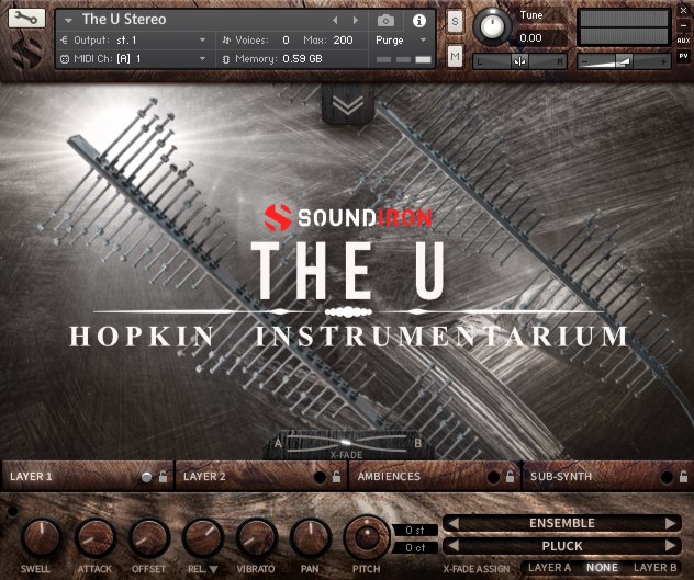 Soundiron Hopkin Instrumentarium: The U - User Interface 01