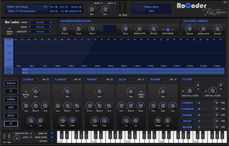 Rob Papen RoCoder - FX UI