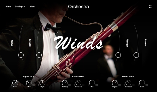 Muze Neo - Winds GUI