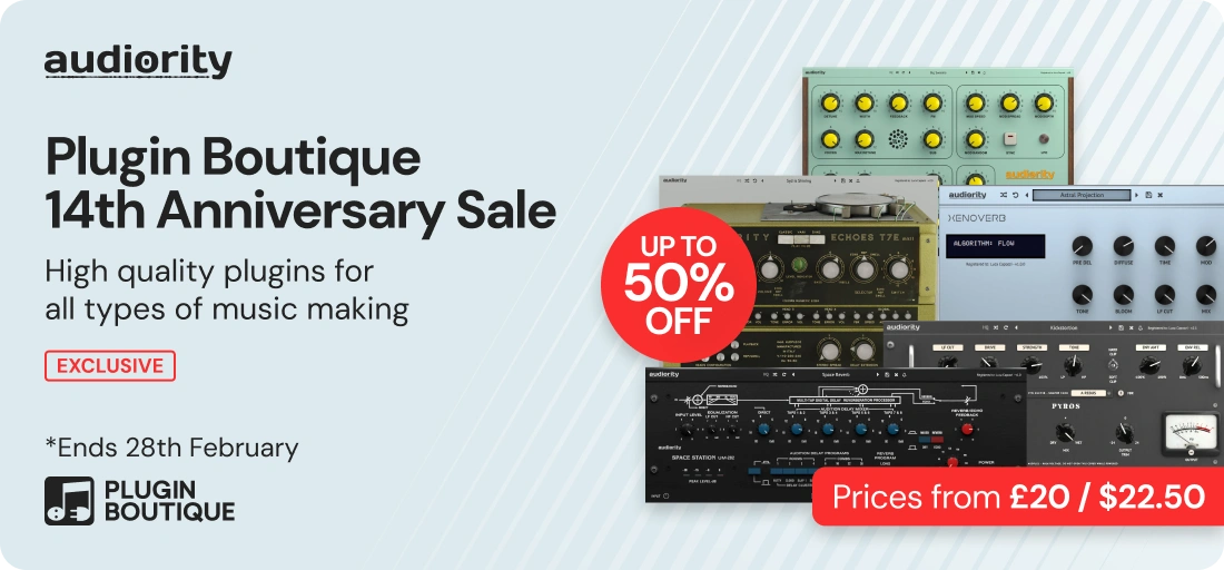 Audiority Plugin Boutique 14th Anniversary Sale (Exclusive)