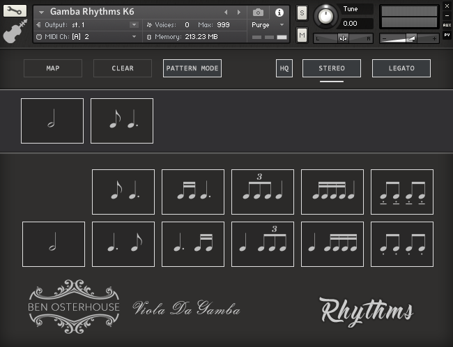 Ben Osterhouse Viola Da Gamba - UI - Rhythms