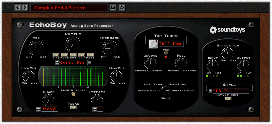 Soundtoys EchoBoy - User Interface