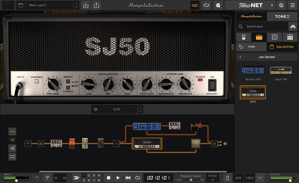 AmpliTube Joe Satriani