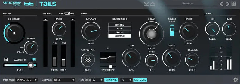 Unfiltered Audio TAILS - UI 1
