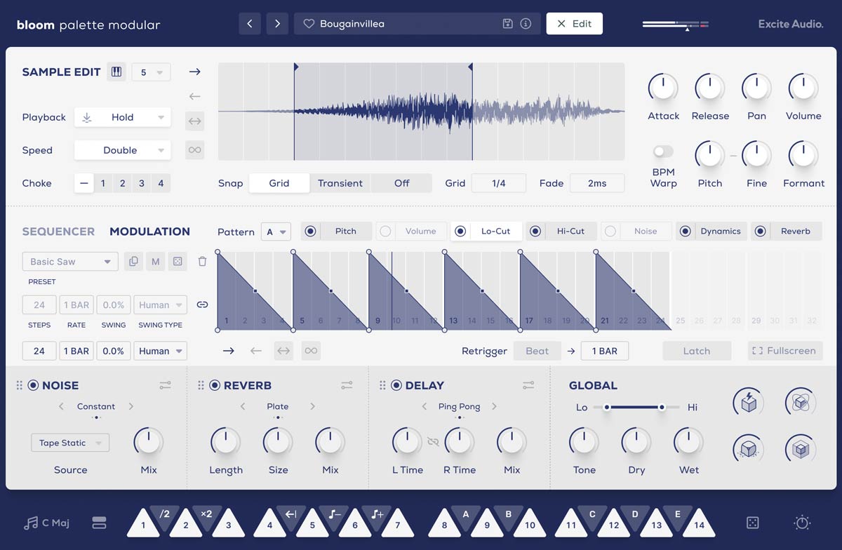 Bloom Palette Modular - Edit Page Modulation