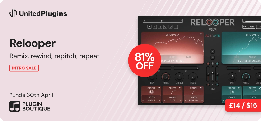 United Plugins Relooper Intro Sale