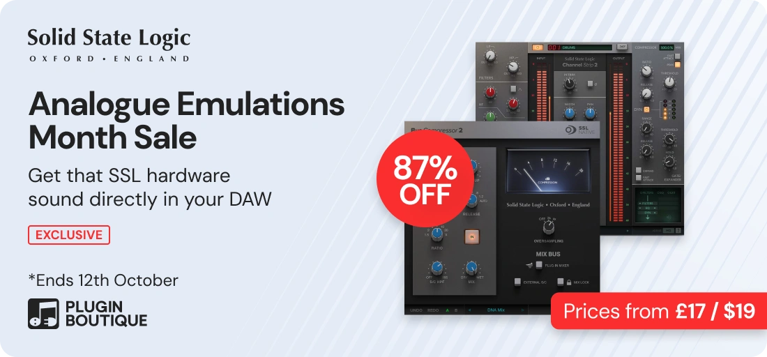 Solid State Logic Analogue Emulations Month Sale (Exclusive)