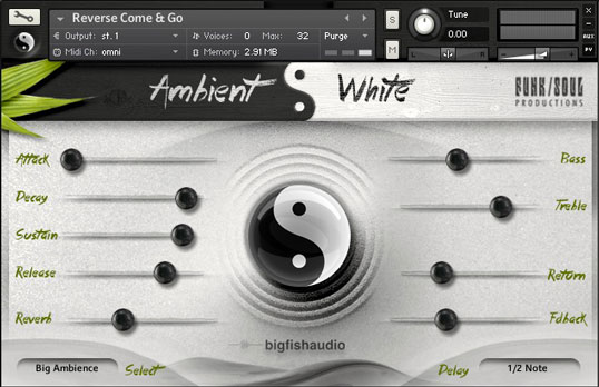 Big Fish Audio Ambient White - UI Image 2