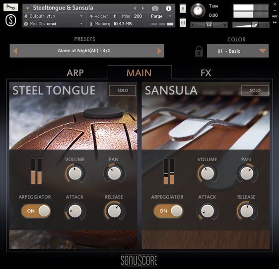 Sonuscore Origins Vol.1: Steel Tongue & Sansula - Main Image