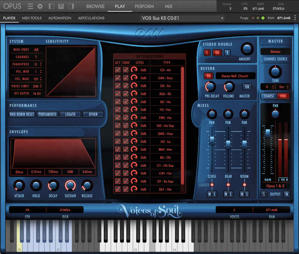 Voices Of Soul - GUI