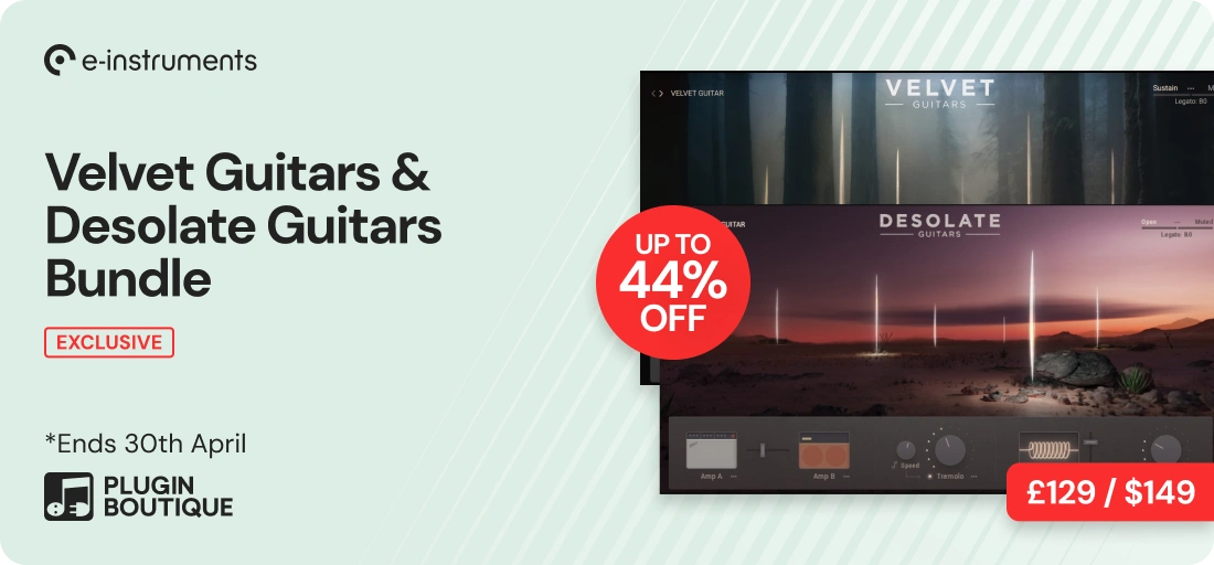 e-instruments Desolate Guitars & Velvet Guitars Bundle Band Month Sale (Exclusive)