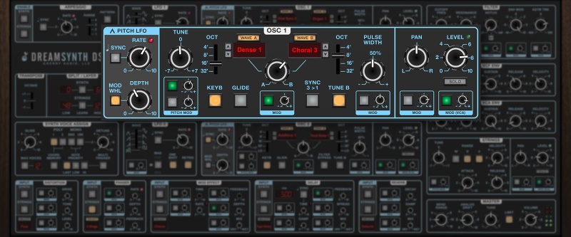 Cherry Audio Dreamsynth UI 4