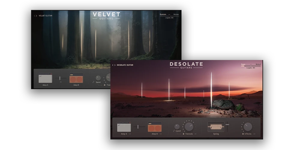 Desolate & Velvet Guitars Bundle