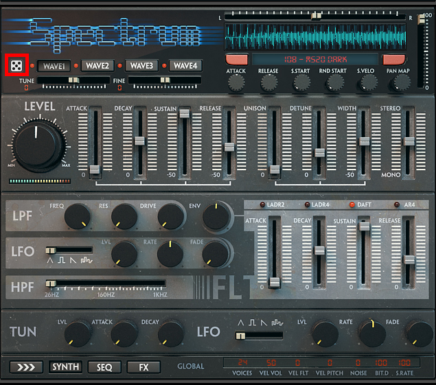 Spectrum UI - Dice Page
