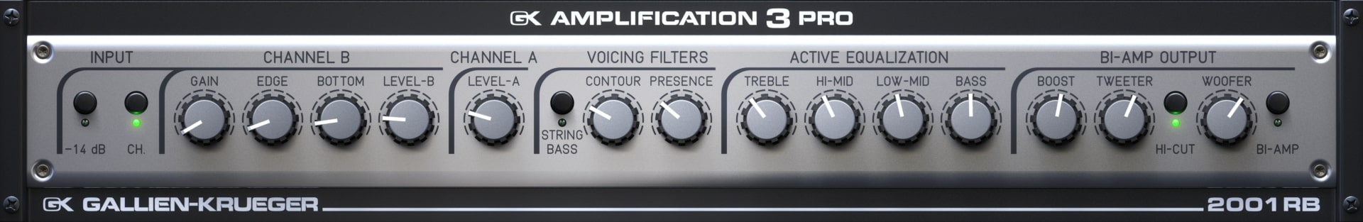 Audified GK Amplification 3 Pro - Channel Strip 2
