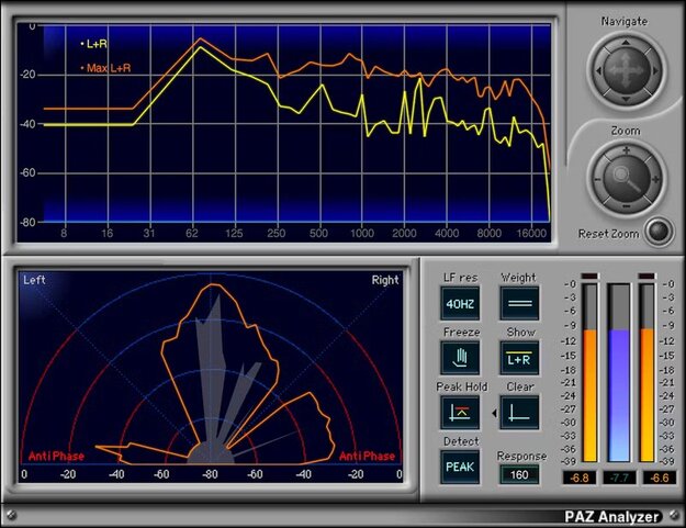 PAZ Analyzer screenshot