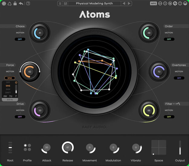 Atoms のセールバナー