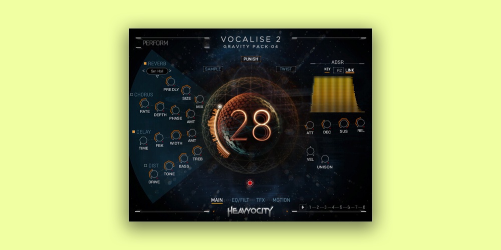 Vocalise 2: Gravity Pack 04 - Main User Interface