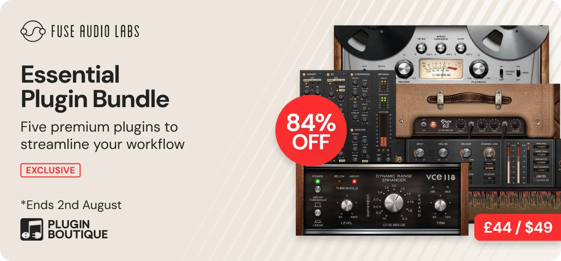 Fuse Audio Labs Essential Plugin Bundle Sale (Exclusive)