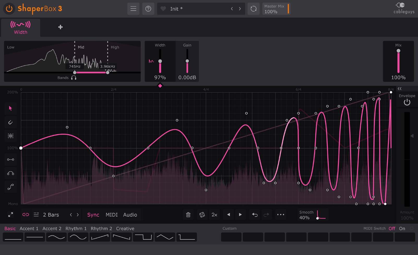 Cableguys WidthShaper 3 - GUI