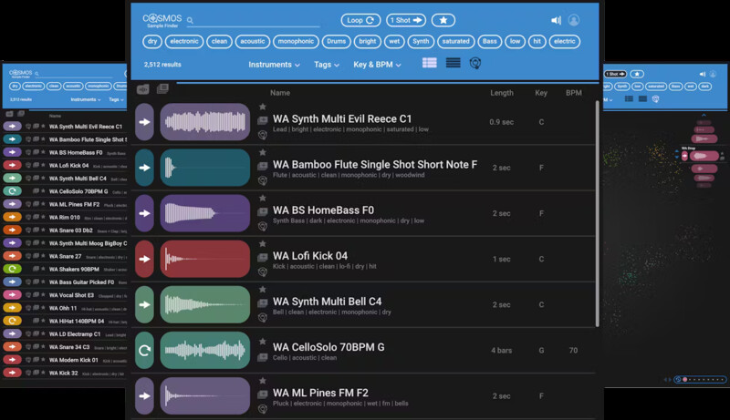 Waves COSMOS Sample Finder