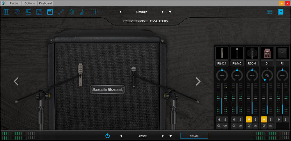 Ample Guitar Peregrine Falcon - UI 10