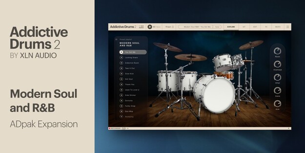 Modern Soul and R&B ADpak interface