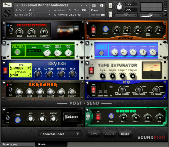 Soundiron Jewel Runner 49 - FX GUI