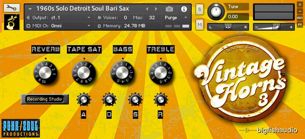 Vintage Horns 3 - GUI