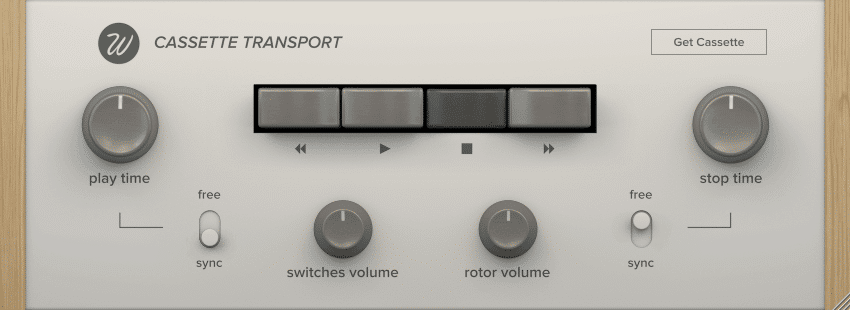 Wavesfactory Cassette Transport - User Interface
