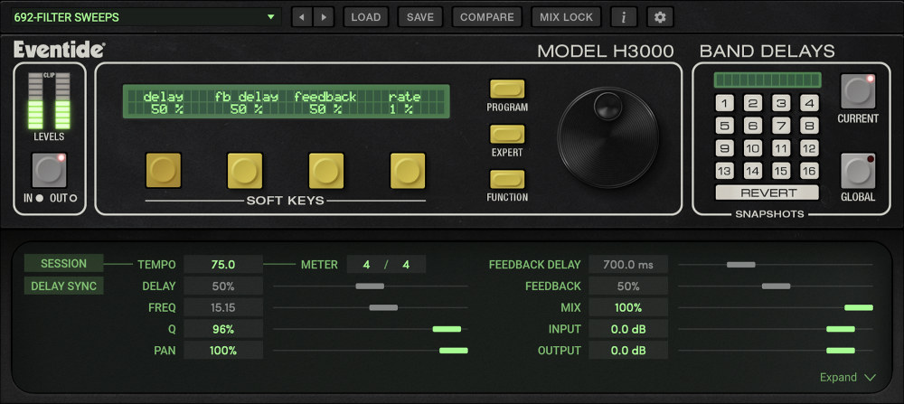 H3000 Band Delays Mk II - UI