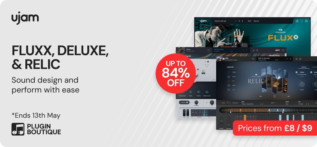 ujam FLUXX, DELUXE, & RELIC No Brainer Deals Spring Sale