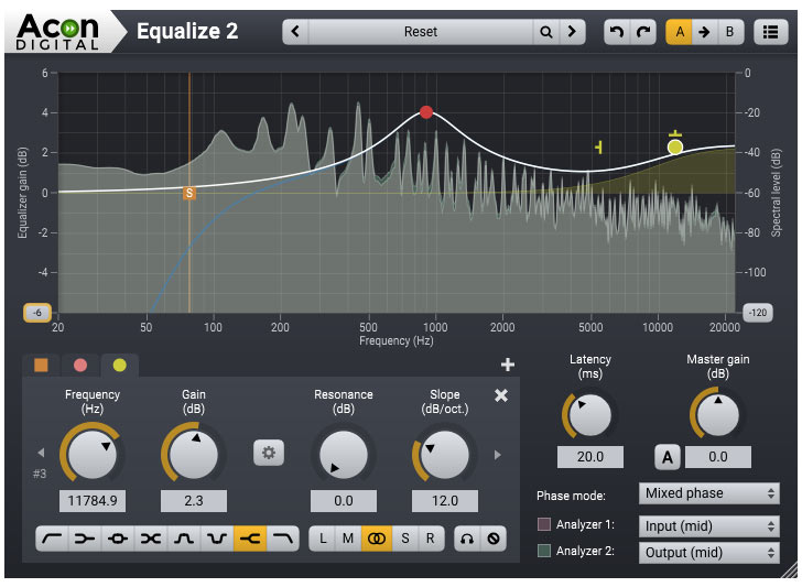 Equalize 2 - User Interface