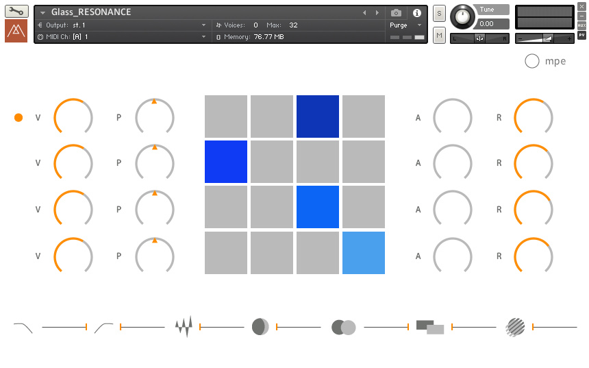 Murst Instruments Glass Resonance UI