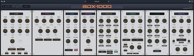 BDX-1000 interface